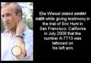 Eric Hunt: Bold Jewish bullshitting liar Elie Wiesel lied in a US court & got away with it!