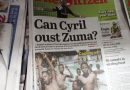 2 Pics: Mass Media Scum newspapers filled with stories of Ramaphosa to oust Zuma