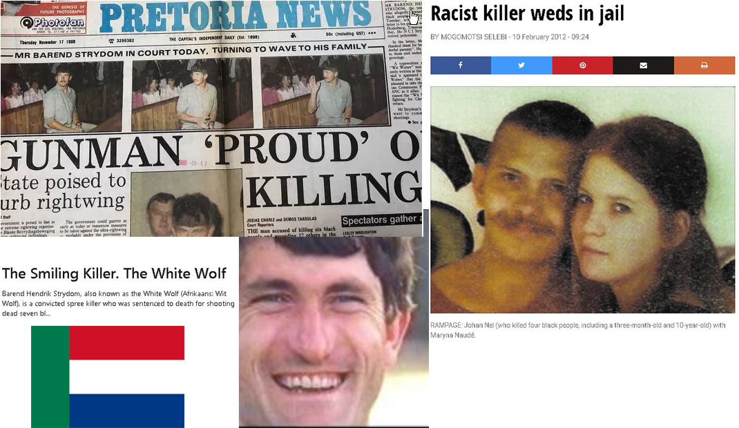 Video & Audio: What the White Political Killers proved: The original White Wolf: Barend Strydom