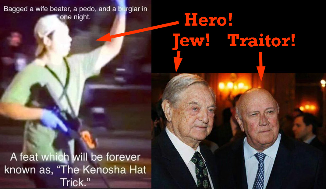 Video & Audio: TeamWhite 2021 No 4: Rittenhouse & other sham trials & S.Africa's Great Traitor FW De Klerk DIES!