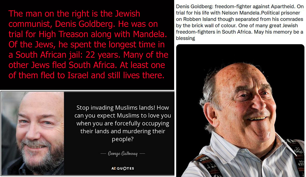 Video & Audio: South African Jews worked secretly to destroy White rule...